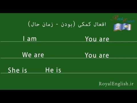 آموزش گرامر انگلیسی افعال کمکی (بودن زمان حال)