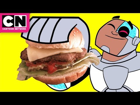 تایتانز نوجوان رفتن! | آهنگ برگر در مقابل Burrito | کارتون شبکه