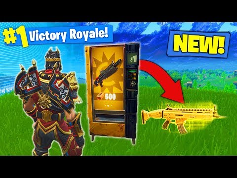 * جدید * گیم پلی افسانه ای دستگاه های فروش اتوماتیک در رویال Fortnite نبرد!
