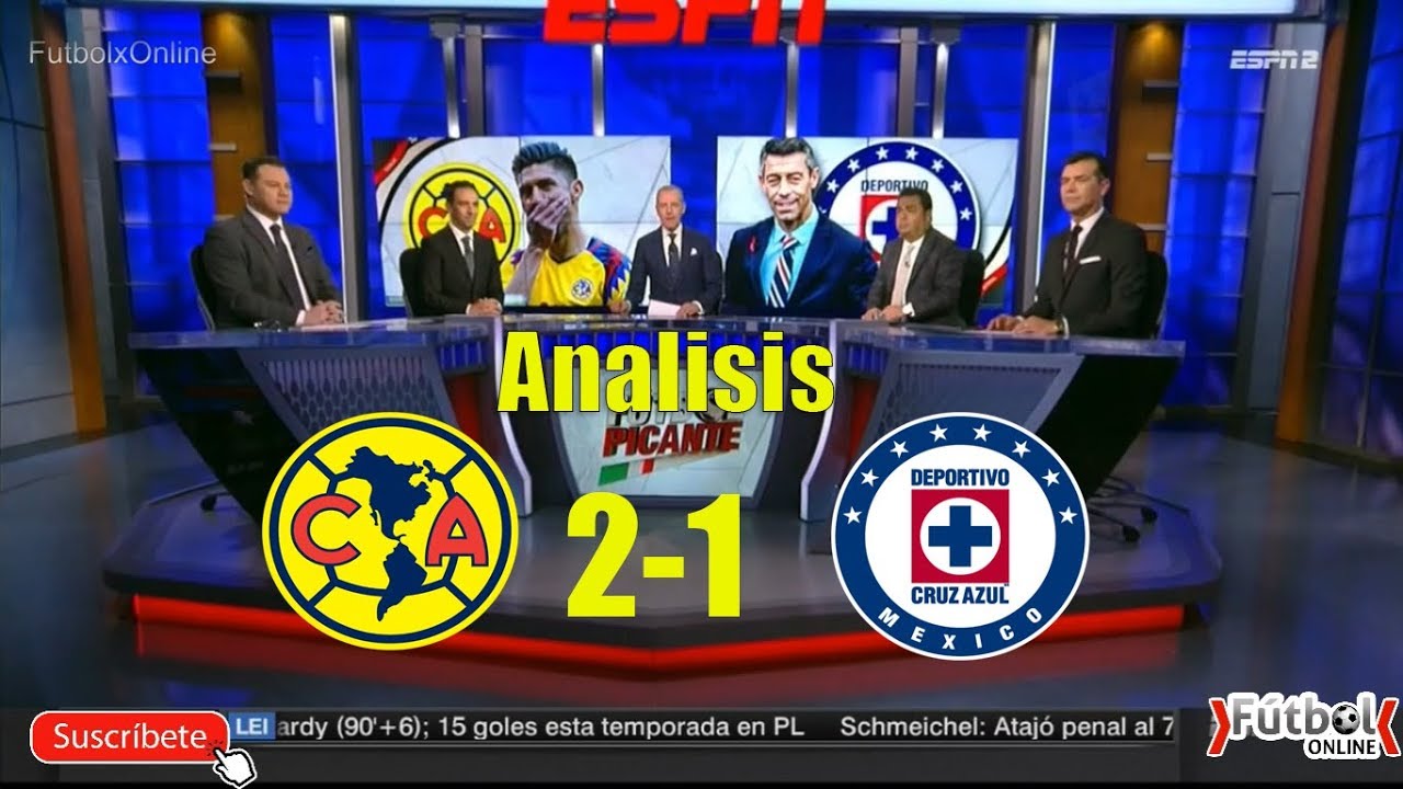 Analisis del America vs Cruz Azul GANA CON AUTORIDAD - Futbol Picante 31 Marzo 2018