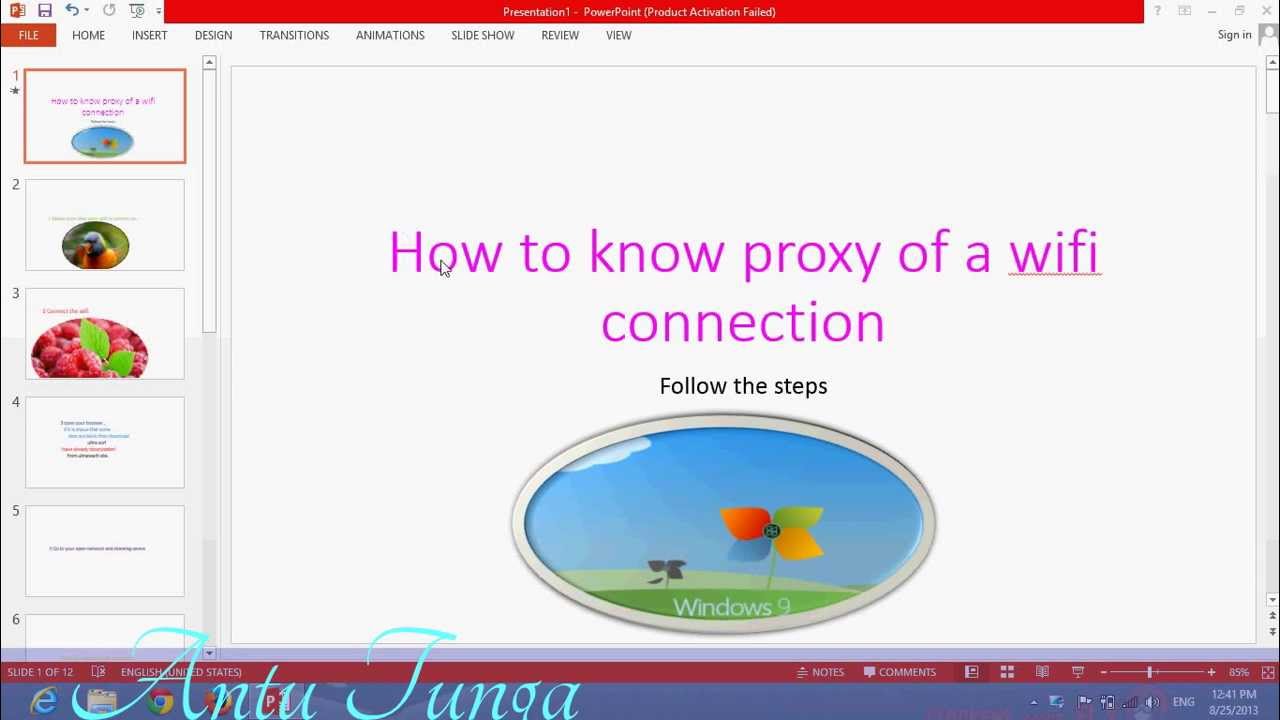 How to know proxy of any wifi connection