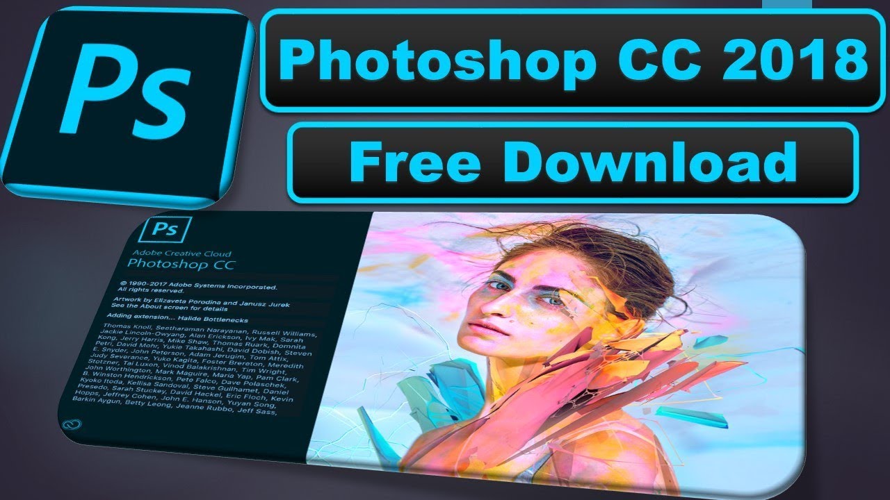 Photoshop CC 2018 Free Download And Install Full Version