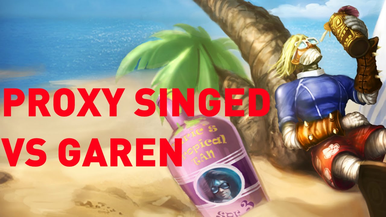 Proxy Singed VS Gnar Diamond 4 - Season 6 League of Legends