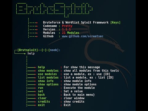 آموزش ابزارBruteSploit برای تست نفوذوکرک اکانت اینستاگرام