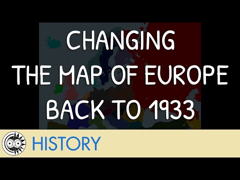 تغییر نقشه از اروپا بازگشت تا 1933