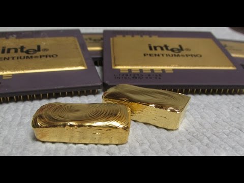 طلا بازیابی با انجمن کامپیوتر قراضه پنتیوم طرفدار پردازنده