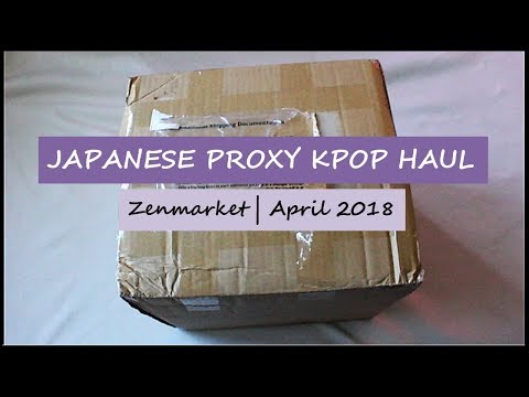 مسافت Kpop پروکسی ژاپنی [Zenmarket] | آوریل سال 2018
