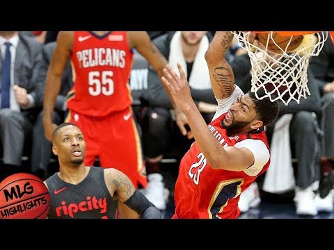 پورتلند تریل بلیزرز انتظار: کاهش از نیواورلئان Pelicans کامل بازی برجسته / 3 بازی / 2018 کره