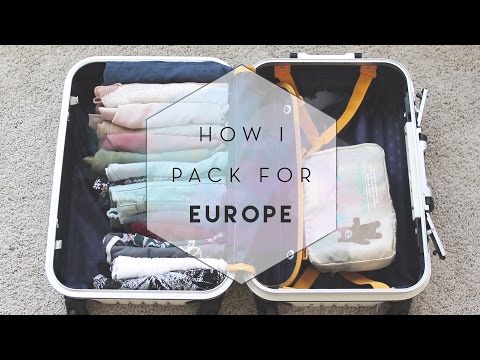 چگونه بسته من برای اروپا (KonMari)