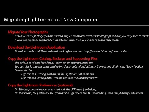 چگونه به انتقال لایت روم به رایانه جدید