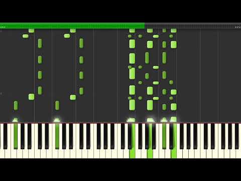 کمیته مبارزه با سانسور آهنگ - دختران دانم چگونه به مبارزه با ♫How به Play♫ پیانو آهنگ کمیته مبارزه با سانسور Synthesia آموزش