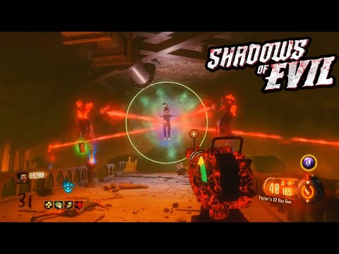 Ops سیاه و سفید 3 زامبی "سایه شر" - کشتن مرد سایه آموزش تخم مرغ عید پاک! (BO3 زامبی)