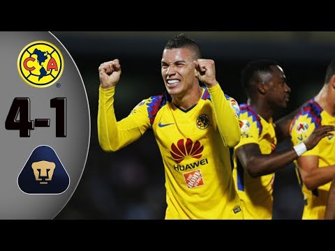 Resumen Pumas در مقابل امریکا 1-4 Cuartos د نهایی ایدا Liguilla Clausura 2018