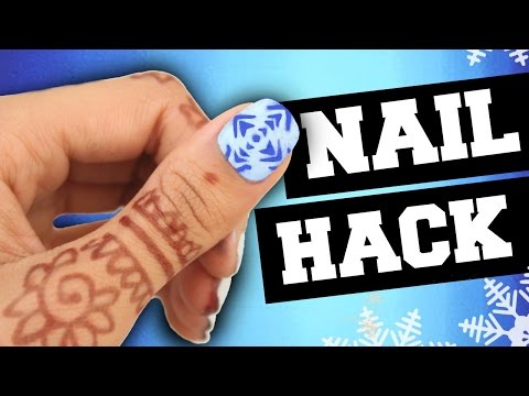 تبادل نظر: برف ریزه ناخن هنر هک!