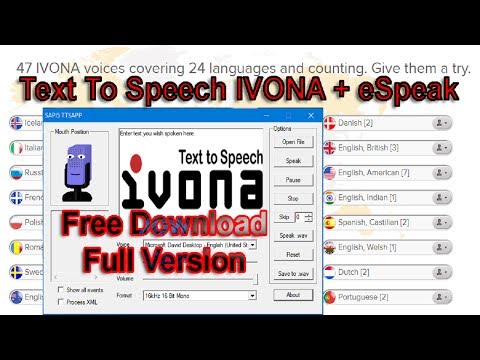 متن به گفتار IVONA رایگان دانلود 2017 نسخه کامل | چگونه برای دریافت IVONA متن به گفتار