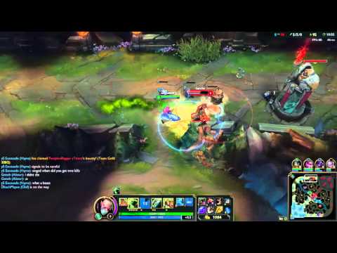 پروکسی Singed مقابل Gangplank الماس 3 - بازی بد و هنوز هم برنده!