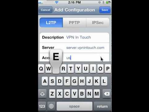 چگونه به راه اندازی اتصال VPN بر روی آیفون و یا ipad یا آی پاد لمسی L2TP با IPSec