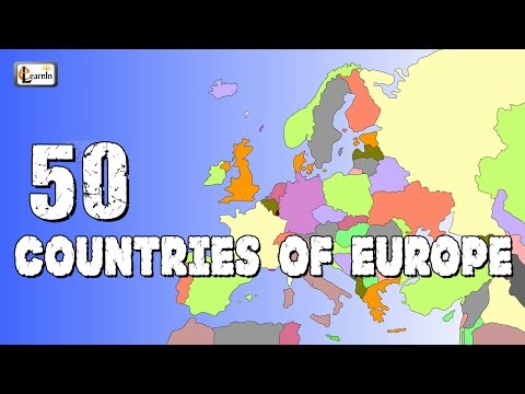 50 کشور اروپا | کشورهای اروپا | elearnin