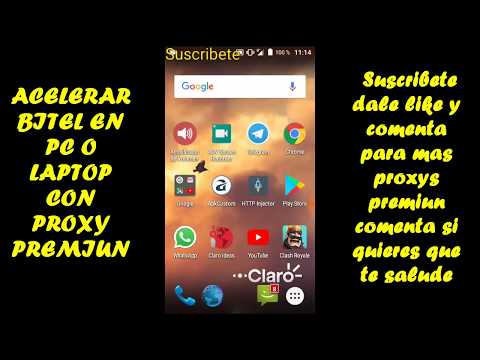 ACELERAR BITEL EN (کامپیوتر لپ تاپ O) باهم ¡¡PROXY PREMIUN! آموزش 2018 JUNIO