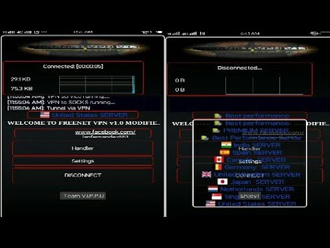 FREENET VPN نرم افزار V.1.1 | VPN سرعت بالا