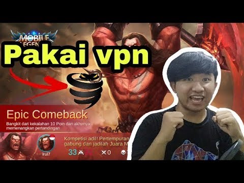 VPN به صورت کارا CURANG NAIK رنک SEBAGIAN بالای پلیر موبایل افسانه PAKAI VPN