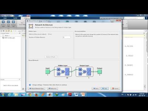 دانلود رایگان فیلم آموزشی جامع تولباکس شبکه های عصبی پرسپترون چندلایه محلّ MLP در متلب 1