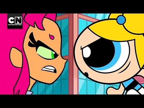 رقابت | تایتانز نوجوان رفتن در مقابل دختران Powerpuff | کارتون شبکه