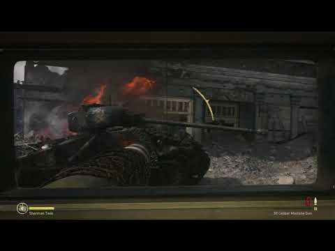 ندای وظیفه WW2 کنار مخزن نابود کردن تانک