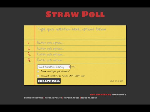 چند بار رای دادن در strawpoll | پروکسی روش
