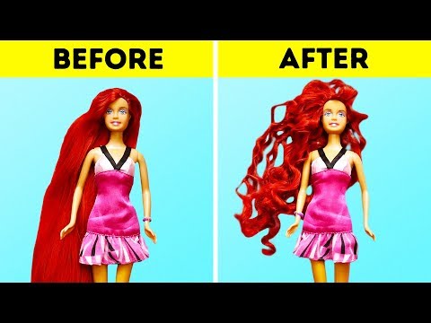 20 باربی عروسک CRAFTING HACKS