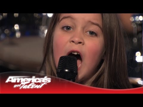6 ساله Aaralyn اصلی آهنگ او، "پوست انسان زنده" - امریکا اون استعدادهای درخشان