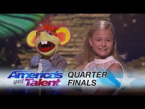 Darci لین: 12 ساله Ventriloquist Dedicates آهنگ به مل ب - چک کردم 2017 استعداد