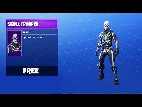 FORTNITE بالاخره به خارج در حال حاضر! رایگان پوست جدید "جمجمه سپاهی" در FORTNITE! (FORTNITE نبرد رویال)