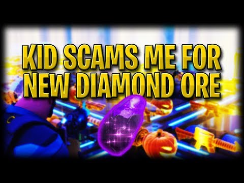 SCAMMING SCAMMER برای جدید الماس سنگ (Scammer دریافت Scammed) Fortnite صرفه جویی در جهان