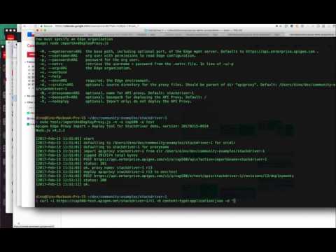 Stackdriver و لبه--قسمت 2: با استفاده از API مثال پروکسی