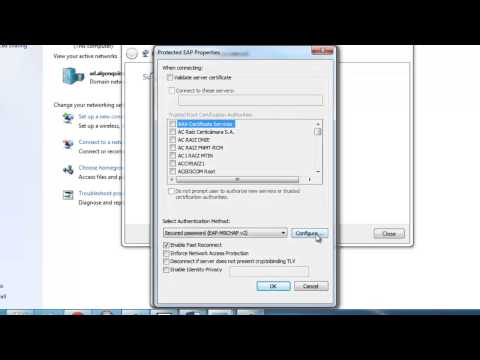 Windows 7 کامپیوتر اتصال به شبکه Wi-fi.