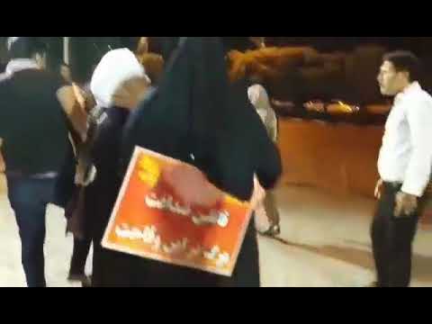 حمله مزدوران اجیر خود رژیم به متحصنین ستمدیده و کارد به استخوان رسیده پدیده در هشتمین شب تحصن