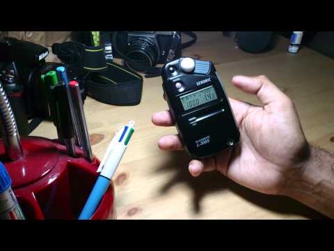 نحوه استفاده از Sekonic L 308S متر نور