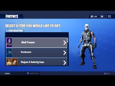 نحوه هدیه پوست در FORTNITE! (FORTNITE GIFTING سیستم)