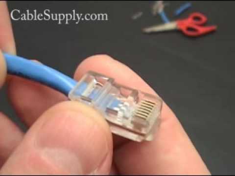 نحوه کابل Cat5e کابل شبکه/اترنت