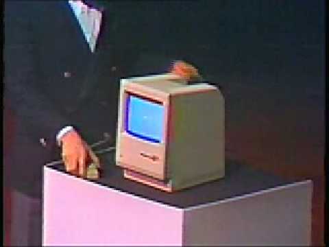 ویدئو از دست 1984: جوان استیو جابز معرفی مکينتاش 1984 اصلی مکینتاش