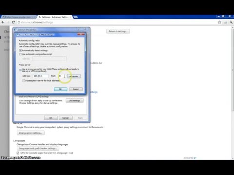 چگونه برای تغییر و یا پیکربندی تنظیمات پروکسی مرورگر گوگل کروم