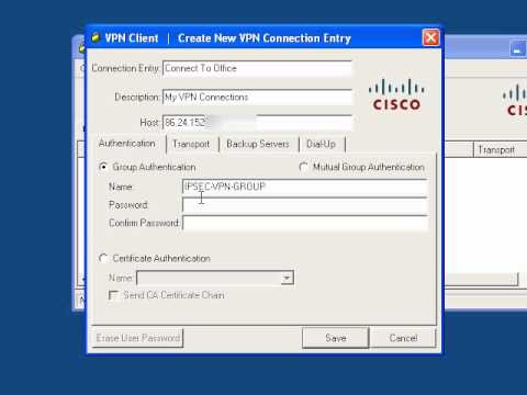 کار با سیسکو شبکه اختصاصی مجازی مشتری. (IPSEC)