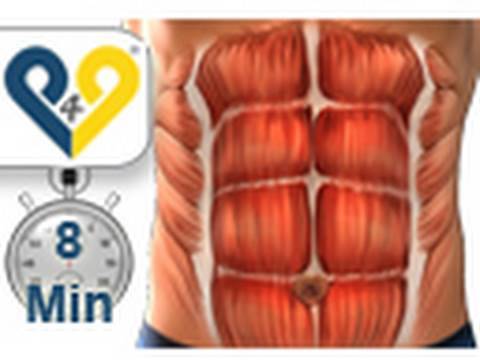 8 دقیقه تمرین شکم چگونه به شش بسته