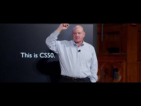 CS50 سخنرانی استیو بالمر