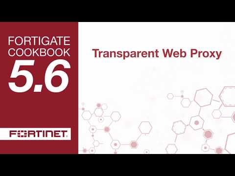 FortiGate کتاب آشپزی - شفاف وب پروکسی (5.6)