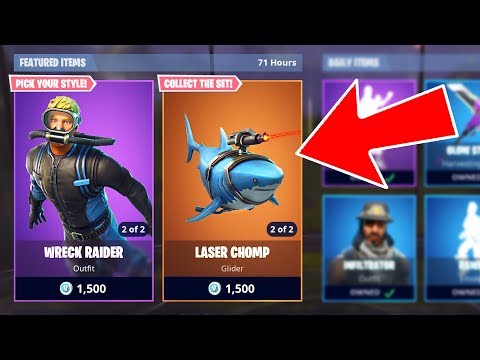 Fortnite جدید افسانه ای لیزری Chomp & حماسه غواص غواصی پوست! (Fortnite نبرد رویال)