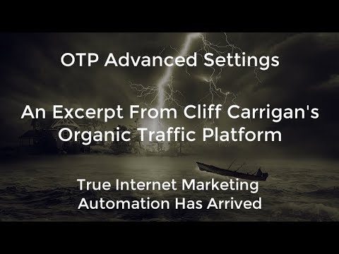 (OTP) پلت فرم ترافیک آلی دریافت کامل تنظیمات پیشرفته