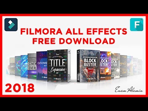 Wondershare Filmora همه اثرات دانلود رایگان | بروز 2018 | 100 %% کار
