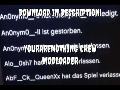 خدمه YourAreNothing Modloader (یخ زنبیل + قطعات) دانلود رایگان! توسط MrSystem048
